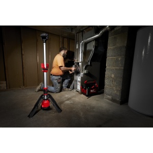 Proiector turn M12SAL-0, 1400 lumeni, inaltime 1.72 m, cap rotativ 210 grade vertical, Milwaukee, cod 4933464823 - Img 3