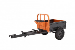 Remorca motocultor OMAC RM 40 UACMC/00126, capacitate de incarcare 400 kg, basculare manuala, pentru motocultoarele OMAC
