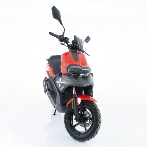 Scuter benzina 49cc Rotakt Adventure rosu-gri, 2.2kW, Euro 5, viteză maximă 45km/h - Img 2