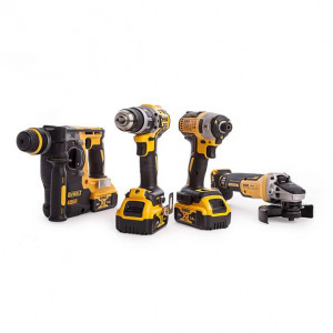 Set 4 masini DeWalt DCK422P3, cu 3 acumulatori XR 18V / 5.0Ah si incarcator in valize Tough System - Img 3