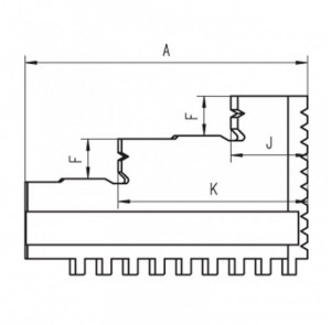 Set bacuri exterioare compatibile cu: TIP SJW 3860, 125 mm, Bison - Img 2