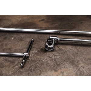 Set de chei cu maner T si cap pivotant Hex, 7buc, 4932492674 Milwaukee - Img 3