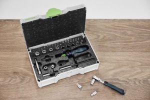 Set de dispozitive cu clichet SYS3 S 76-1/4"-CE RA, Festool - Img 3