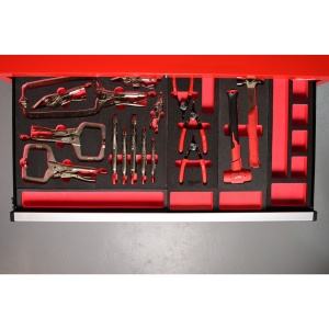 Set insertie spuma cu clesti pentru inele de siguranta, 6buc, 4932493633 Milwaukee - Img 3
