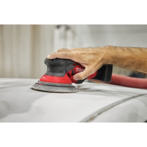 Șlefuitor orbital Milwaukee M12 FROS5-0, 150 mm cu orbită de 5.0 mm, cod 4933493650