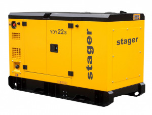 Stager YDY22S Generator insonorizat 22kVA, 87A, 1500rpm, monofazat, diesel - Img 5