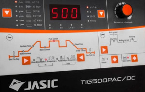 TIG 500P AC/DC (E1312) racit cu apa - Aparat de sudura TIG AC/DC JASIC