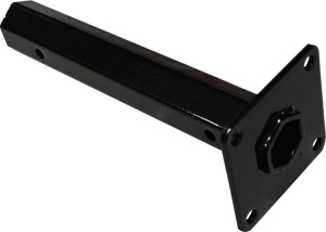 Tub / manicot profil hexagonal, 32 mm, lungime 280 mm, pentru roti motocultor, Rotakt - Img 2