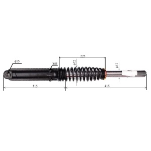 Amortizor fata stanga pentru triciclu electric Guliver - XYA24/02/29T