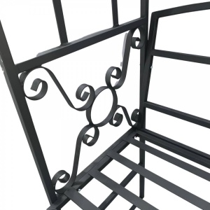 Arcada cu banca pentru flori agatatoare Vivatechnix VMD-1034, dimensiune 207x114x50 cm - Img 3