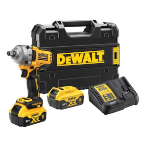 Cheie de impact cu inel cu nicovală fără perii de 18 V XR 1/2" - 2 X 5 AH, DeWalt