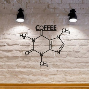 Decoratiune metalica de perete Krodesign Coffee KRO-1119, dimensiune 60 cm, negru, grosime 1.5 mm - Img 3