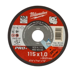 Disc abraziv pentru debitat inox, 115x1.0x22.22 -200buc, 4932451485 Milwaukee
