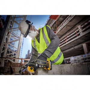 Fierastrau circular de mana Dewalt DCS438E2T, panza 76 mm, cu 2 acumulatori POWERSTACK 18V / 1.7Ah - Img 4