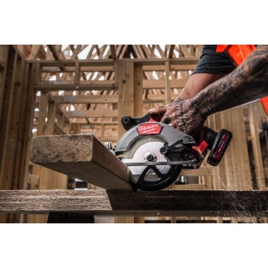 Fierăstrău circular M12 FUEL sub compact Milwaukee, M12 FCS442-502X, 2x acumulator M12 HB5, Încărcător C12 C, cutie HD, cod 4933493489 - Img 4