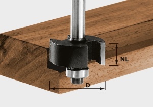 Freza de faltuit HW S8 D31,7/NL 12,7, Festool