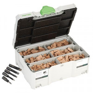Gama de cepuri din lemn de fag DOMINO DS 4/5/6/8/10 1060 BU, Festool - Img 2