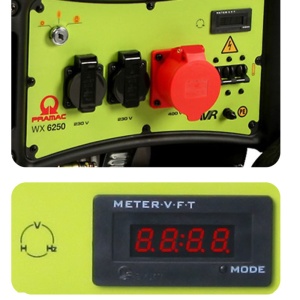 Generator WX6250es, Trifazic, 400/230V, 50Hz, AVR,Pornire electrica/Benzina / Whel kit, Stage V, PR552TXBZ00, Pramac - Img 3
