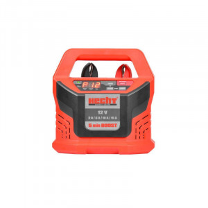 Incarcator inteligent pentru acumulatori auto HECHT 2013, pentru baterii Pb, plumb-acid, iesire 12V, 2-15 A, 4-300 Ah