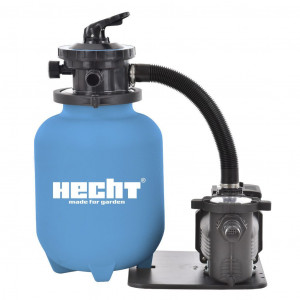 Kit filtrare cu nisip de 10" cu prefiltru HECHT 302113, 450 W, 6 mc/h