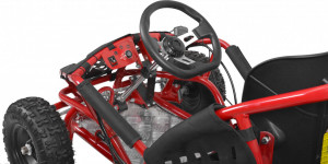 Masina Buggy Hecht 54812 RED cu acumulatori 48 V, 12 Ah, 1000 W, 35 km/h, autonomie 30 km - Img 2