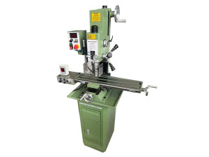 Masina de frezat metale Elektra 2.5 de Damatomacchin, masa transversală 520 x 160 mm, suport cu cameră pentru scule