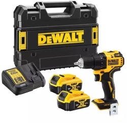 Masina de gaurit-insurubat DeWalt DCD708P2T-QW cu mandrina 18 V | 26 Nm/65 Nm | Fara perii | 2 x 5 Ah acumulatori + incarcator | In TSTAK