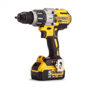Masina de gaurit si insurubat cu percutie, cu acumulatori Dewalt DCD996P2, 18V/5.0Ah, cuplu maxim 95 Nm, 2 acumulatori, incarcator, valiza de transport - Img 2