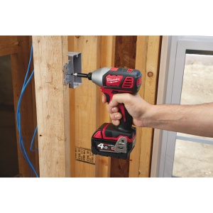 Masina de insurubat cu impact M18 BID-402C, compacta, prindere 1/4" HEX, cuplu 180 Nm, 140 mm, Milwaukee, cod 4933443580 - Img 2