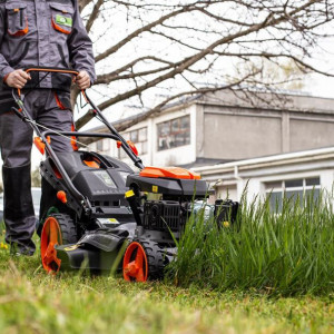 Masina de tuns gazonul cu autopropulsie Greenfield G-MTG511ARW-T8, 4. 4 cp, benzina, 173 cmᶟ, 50 cm , 7 trepte taiere, 60 l sac colector - Img 8
