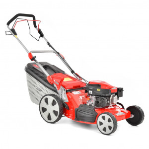 Masina de tuns iarba cu motor pe benzina, autopropulsata, HECHT 550 SW, 2.6 kW, 170 CC, latime de lucru 48 cm, cos colector 60 l - Img 2