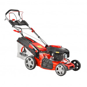 Masina de tuns iarba cu motor pe benzina, autopropulsata, HECHT 554 SXE, 4.4 kW, 224 CC, latime de lucru 53 cm, cos colector 75 l