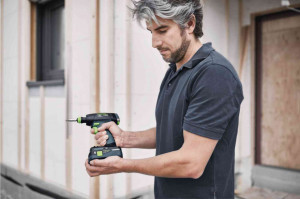Masini de gaurit si insurubat cu acumulatori T 18+3 HPC 4,0 I-Set, Festool - Img 5
