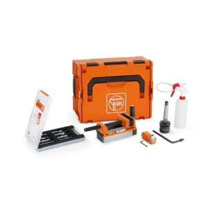 Menghină magnetică inclusiv set de centruire, SET Carotare FEIN VersaMAG (Magnet+Menghina+set carotare), Fein