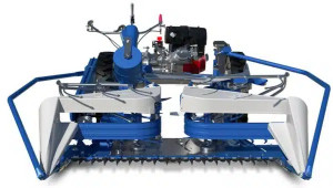 Motocositoare BCS 622 PowerSafe CU BARA “DE TAIAT SI LEGAT SI MOTOR DIESEL YANMAR L100V CU PORNIRE MANUALA, cu bara de taiat si legat latime 1.40 m. si legare la 19 cm. fata de sol, cu distanta de 5,1 cm. intre ghiare) - Img 1