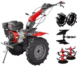 MOTOCULTOR WEIMA CU ACCESORII, WM1100D(KM)-6 (9,5 CP) CU DIFERENTIAL+ ROTI METALICE + PLUG REVERSIBIL