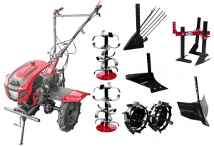 MOTOCULTOR WEIMA , WM1100C-6 7,5 CP + ROTI METALICE + PLUG SIMPLU S1, PLUG CARTOFI,RARITA WEIMA, PRASITOARE