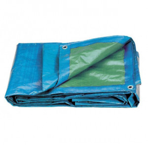 Prelata polipropilena pentru protectie utilaje 5x8 m 0283, Fervi