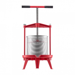 Presa manuala pentru struguri si fructe moi, Capacitate 14 l, Inox/Fonta, 405x975 mm - Img 3