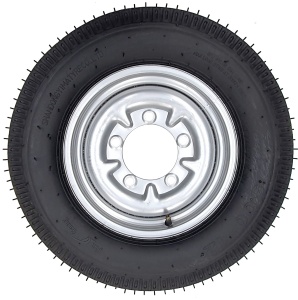 ProGARDEN Set roti complete 5.00-12, 5 prezoane, profil rutier, RIM3.00B
