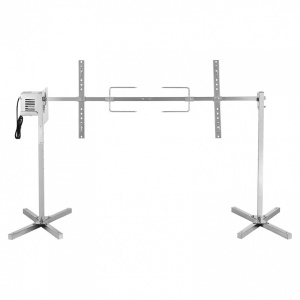 Rotisor electric pentru gratar Inox, max 60 kg, lungime de lucru 142 cm, putere 38 W, Inaltime reglabila 8 nivele - Img 3