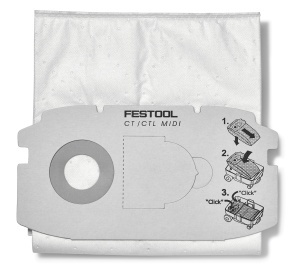 Sac de filtrare SELFCLEAN SC FIS-CT MIDI/5, Festool - Img 1