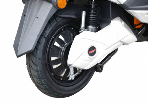 Scuter electric HECHT Equis White, acumulator 72 V, 20 Ah, motor 3000W, viteza maxima de 45 km/h, autonomie 65 km - Img 2