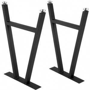 Set 2 picioare pentru mese Vivatechnix A, Otel, Inaltime reglabila 0-50 mm, dimensiune 71 x 45 cm - Img 3