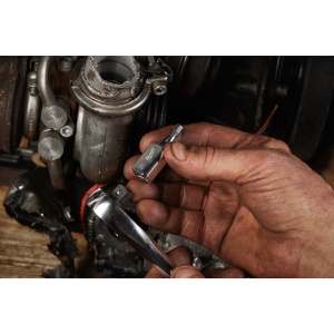 Set chei tubulare cu bit Hex cu patrat 3/8", sistem metric, 11buc, 4932480567 Milwaukee - Img 2