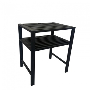 Set masa si 2 scaune pentru gradina Vivatechnix VMD-1046, metalice, 152x50x83cm - Img 4