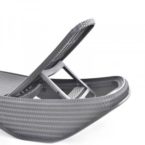 Sezlong reglabil Hecht Patong Graphite,197x74x36 cm, 136 kg - Img 2