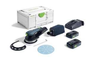 Şlefuitor cu excentric cu acumulatori ETSC 2 150 4,0 I-Plus, Festool - Img 1