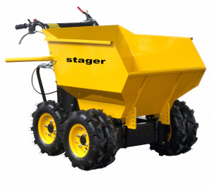 Stager RMT500 roaba cu motor termic 6.5CP, 500kg, 6 roti - Img 2