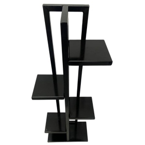 Suport pentru flori Vivatechnix VMD-1072, Negru, 40x20x118 cm, 6 polite - Img 2